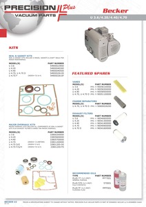 Major Overhaul Kit, Becker U4.70F, U4.70G, U4.70H